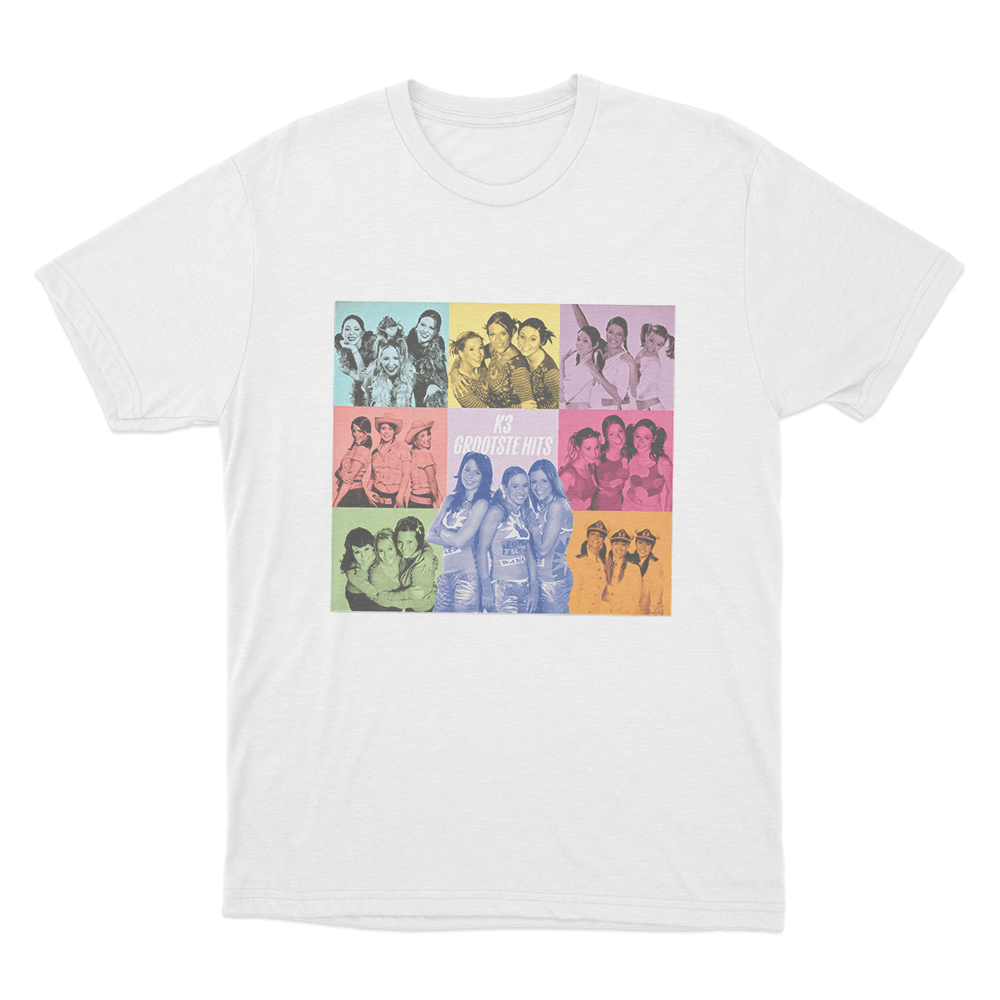 K3 Grootste Hits Unisex T Shirt White K3 Grootste Hits Unisex T Shirt White