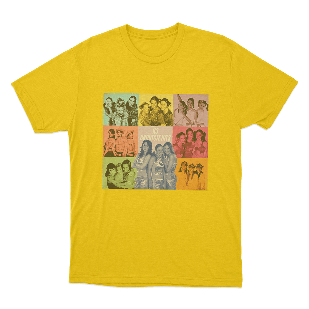 K3 Grootste Hits Unisex T Shirt Yellow K3 Grootste Hits Unisex T Shirt Yellow
