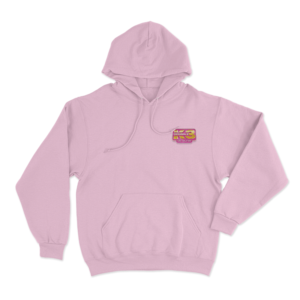 K3 Original De Reünie Unisex Hoodie Pink K3 Original De Reunie Unisex Hoodie Pink