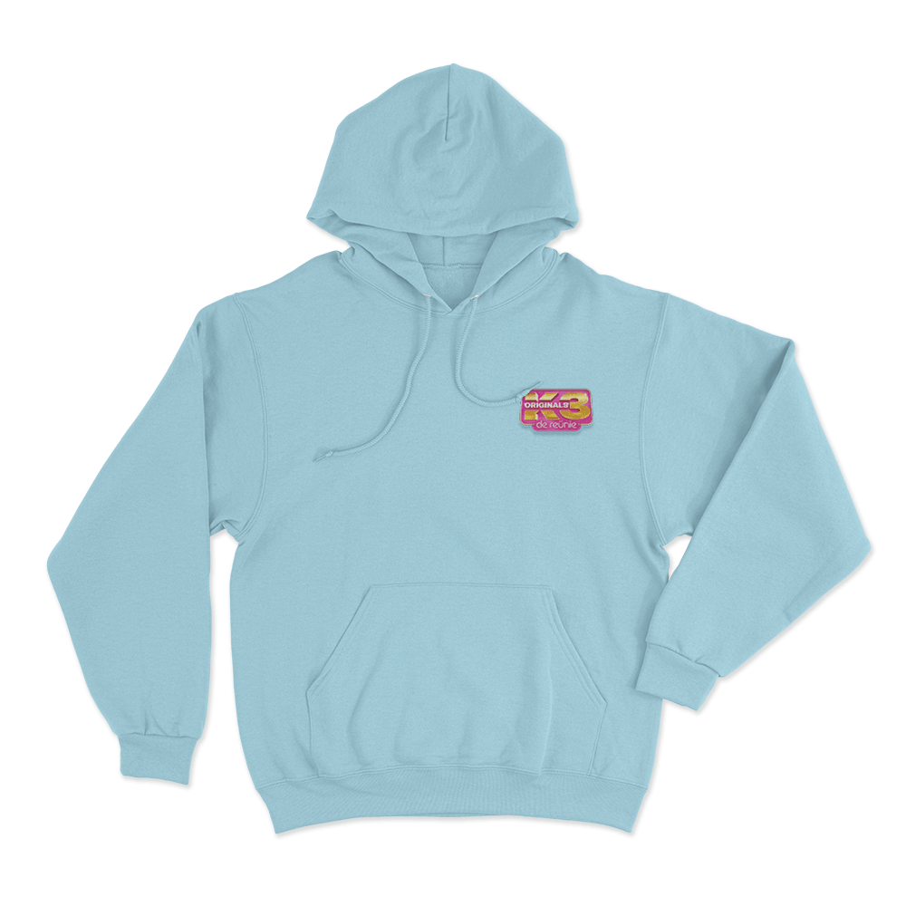 K3 Original De Reünie Unisex Hoodie Sky Blue K3 Original De Reunie Unisex Hoodie Sky Blue