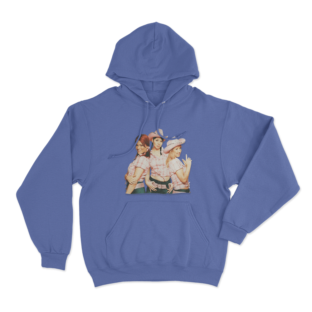K3 Originals Cowgirl Style Unisex Hoodie Blue K3 Originals Cowgirl Style Unisex Hoodie Blue