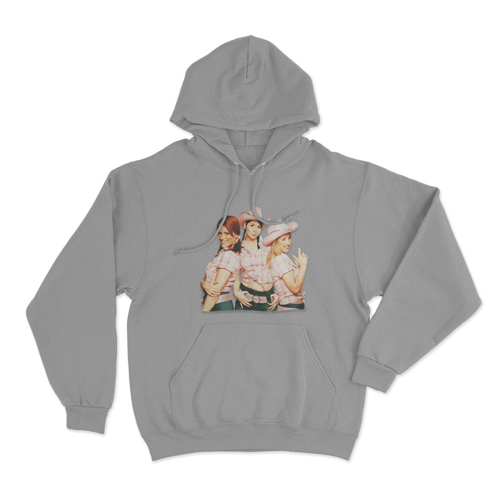 K3 Originals Cowgirl Style Unisex Hoodie Grey K3 Originals Cowgirl Style Unisex Hoodie Grey