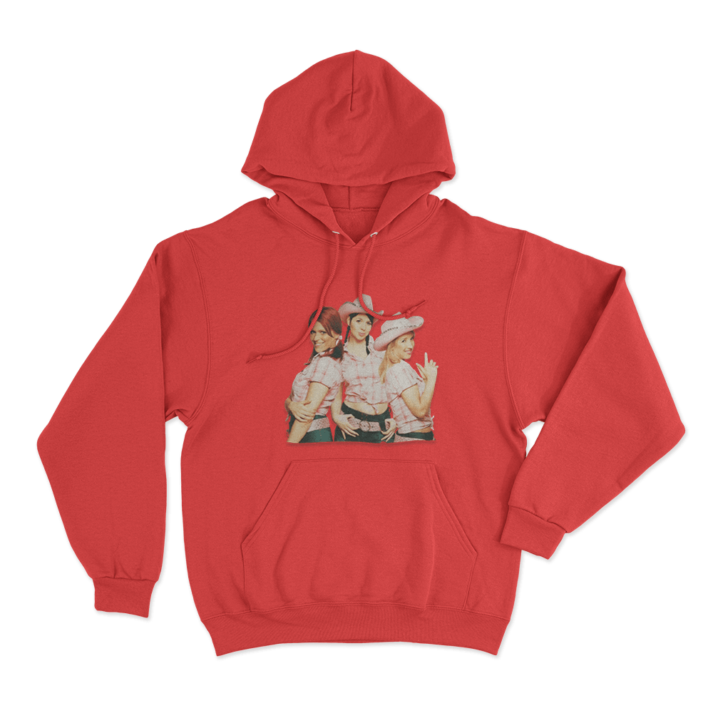 K3 Originals Cowgirl Style Unisex Hoodie Red K3 Originals Cowgirl Style Unisex Hoodie Red