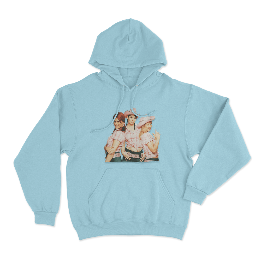 K3 Originals Cowgirl Style Unisex Hoodie Sky Blue K3 Originals Cowgirl Style Unisex Hoodie Sky Blue