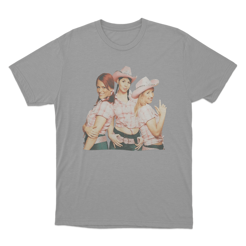 K3 Originals Cowgirl Style Unisex T Shirt Grey K3 Originals Cowgirl Style Unisex T Shirt Grey