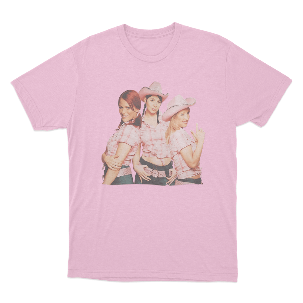 K3 Originals Cowgirl Style Unisex T Shirt Pink K3 Originals Cowgirl Style Unisex T Shirt Pink