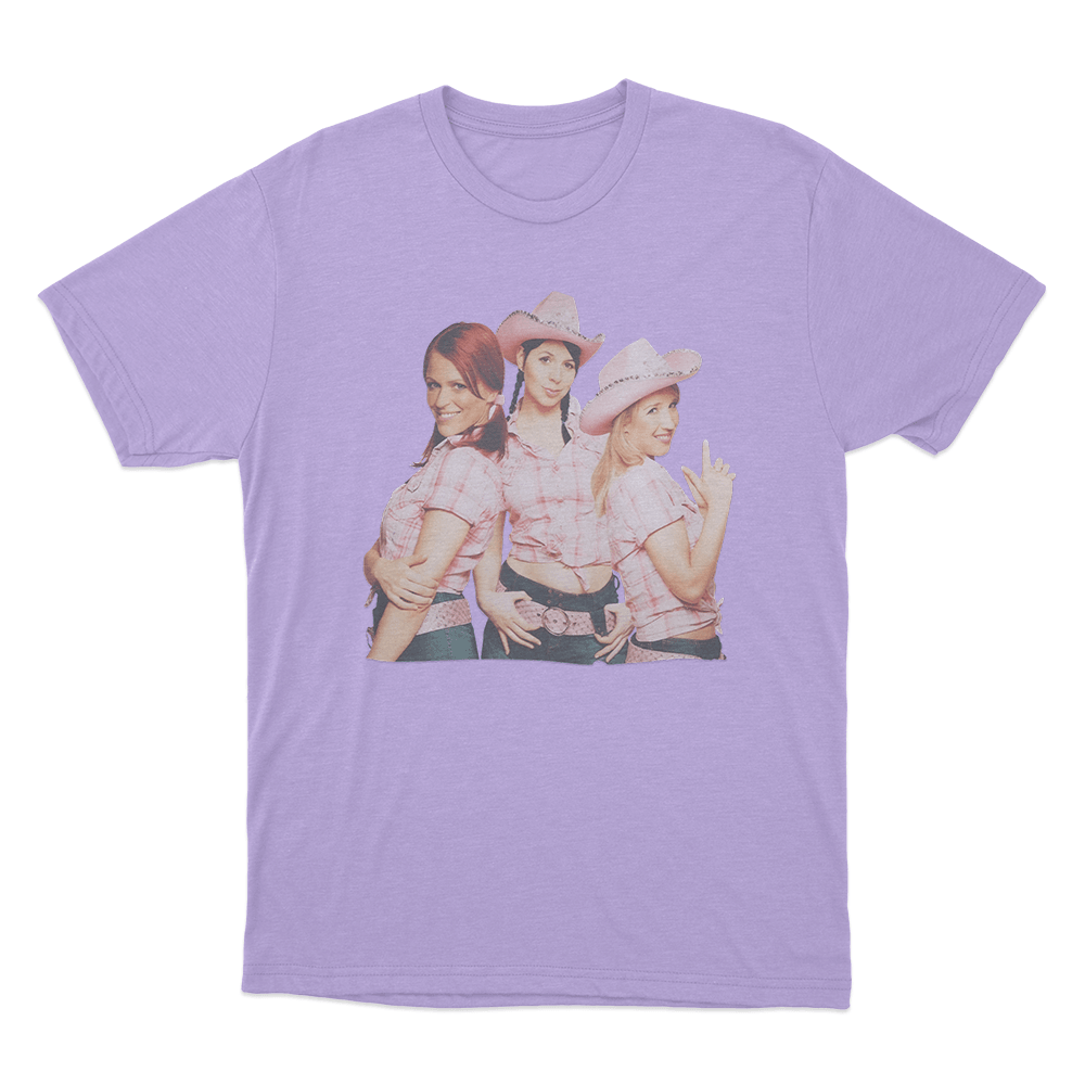 K3 Originals Cowgirl Style Unisex T Shirt Purple K3 Originals Cowgirl Style Unisex T Shirt Purple